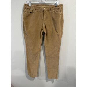 Michael Kors Skinny Corduroy Pants Tan Women's Size 10